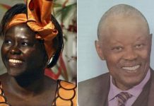 Wangari Maathai and former husband Mwangi Maathai, Kenya