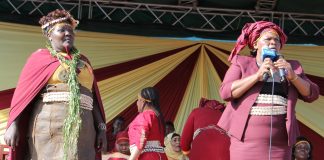 Women Reps Jane Chebaibai and Janet Nangabo
