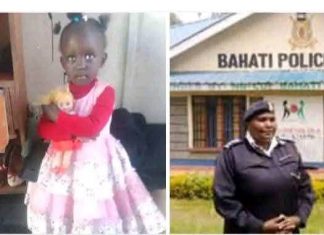 3-year-old Margaret Wanjiru Kirathe and Teenager Lizz Njeri Mwangi, 17,